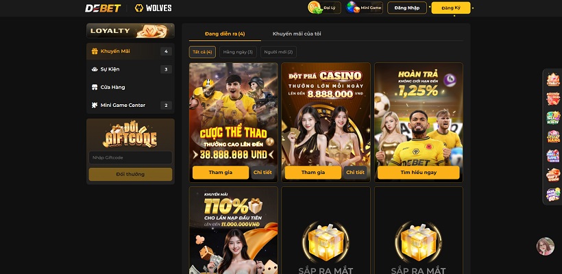 Thế mạnh ấn tượng giúp DEBET thành công bền vững Thế mạnh ấn tượng giúp DEBET thành công bền vững