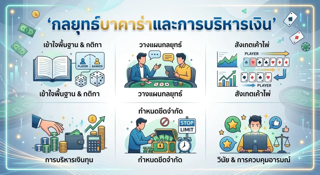 กลยุทธ์บาคาร่าและการบริหารเงิน
