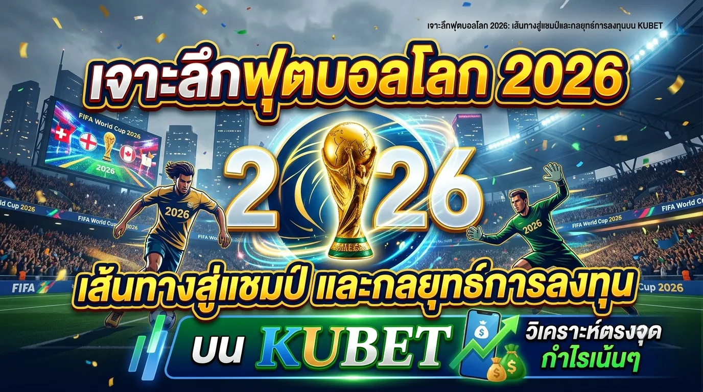 เจาะลึกฟุตบอลโลก 2026: เส้นทางสู่แชมป์และกลยุทธ์การลงทุนบน KUBET