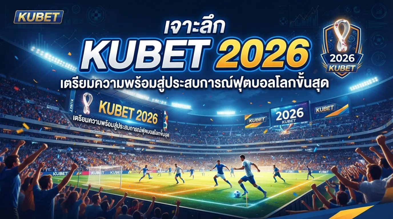 เจาะลึก KUBET 2026: เตรียมความพร้อมสู่ประสบการณ์ฟุตบอลโลกขั้นสุด